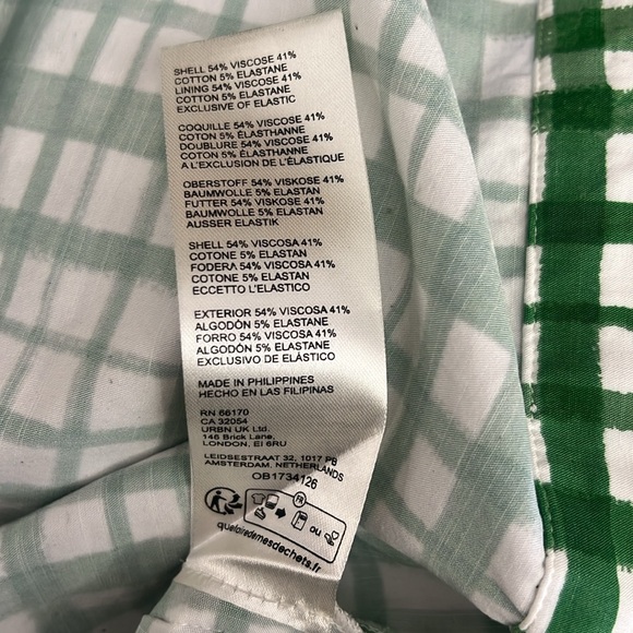 Maeve Strapless Belted Midi Dress green motif - Picture 12 of 13